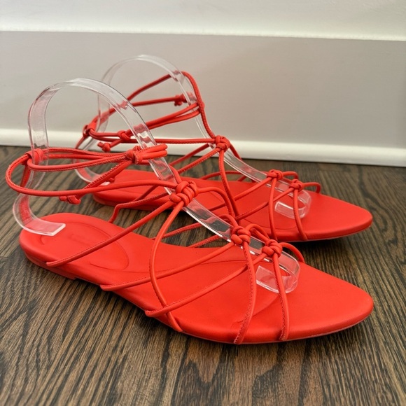 Vince Kenna knotted scrappy ankle sandals size 8.5 - Picture 1 of 8